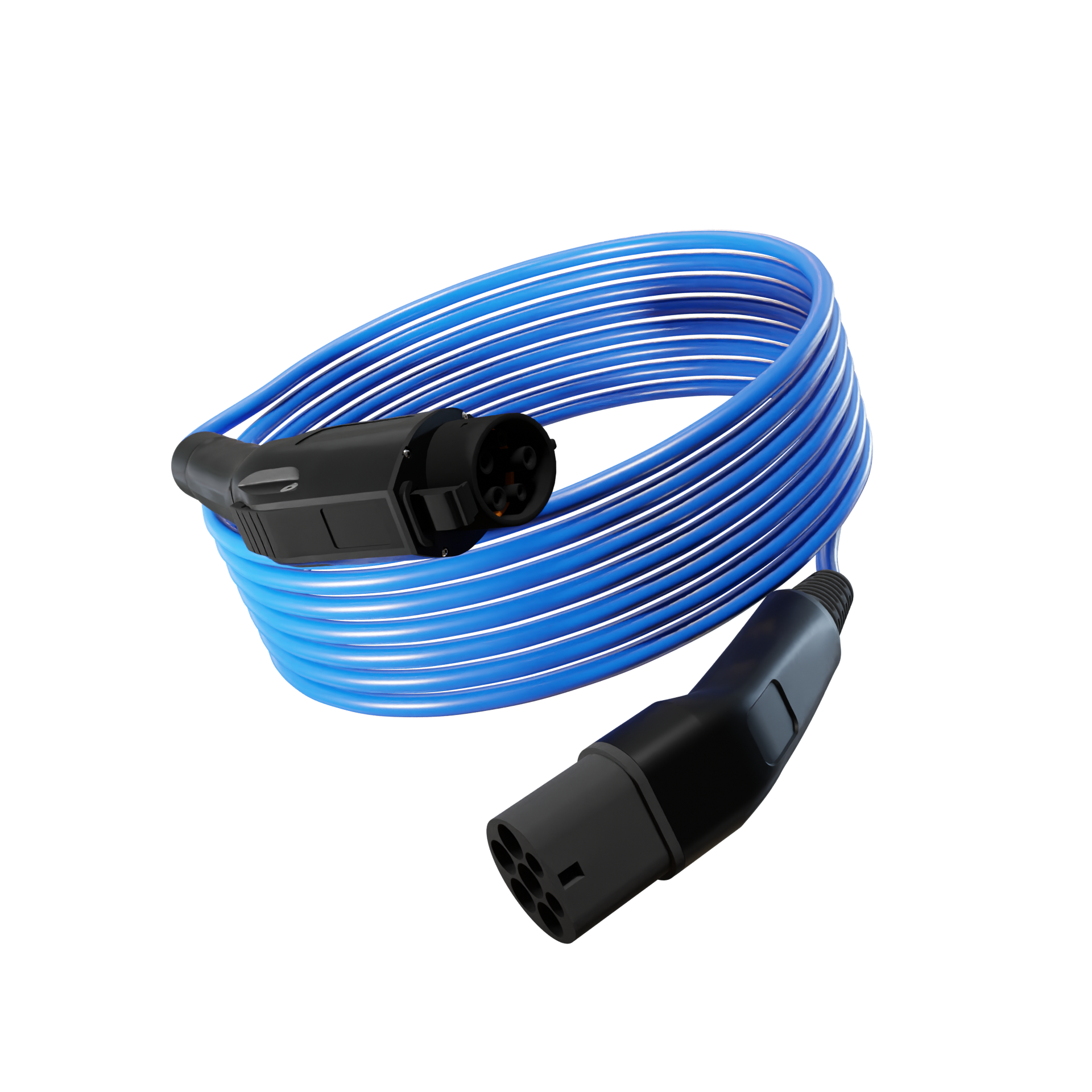 Type 1 to Type 2 EV Charging Cable