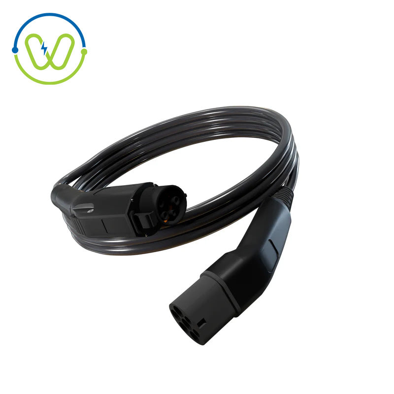 Type 1 to Type 2 Wottz EV Charging Cable