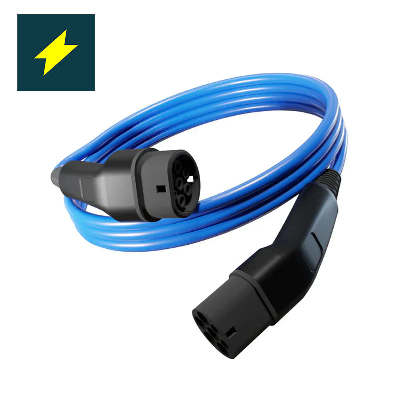 3 Phase Type 2 to Type 2 EV Charging Cable