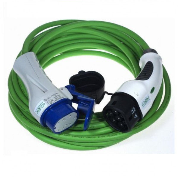 Type 3 to Type 2 EV Charging Cable