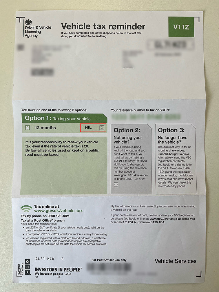 How Much Money Is The Government Wasting On Electric Vehicle Road Tax Letters?