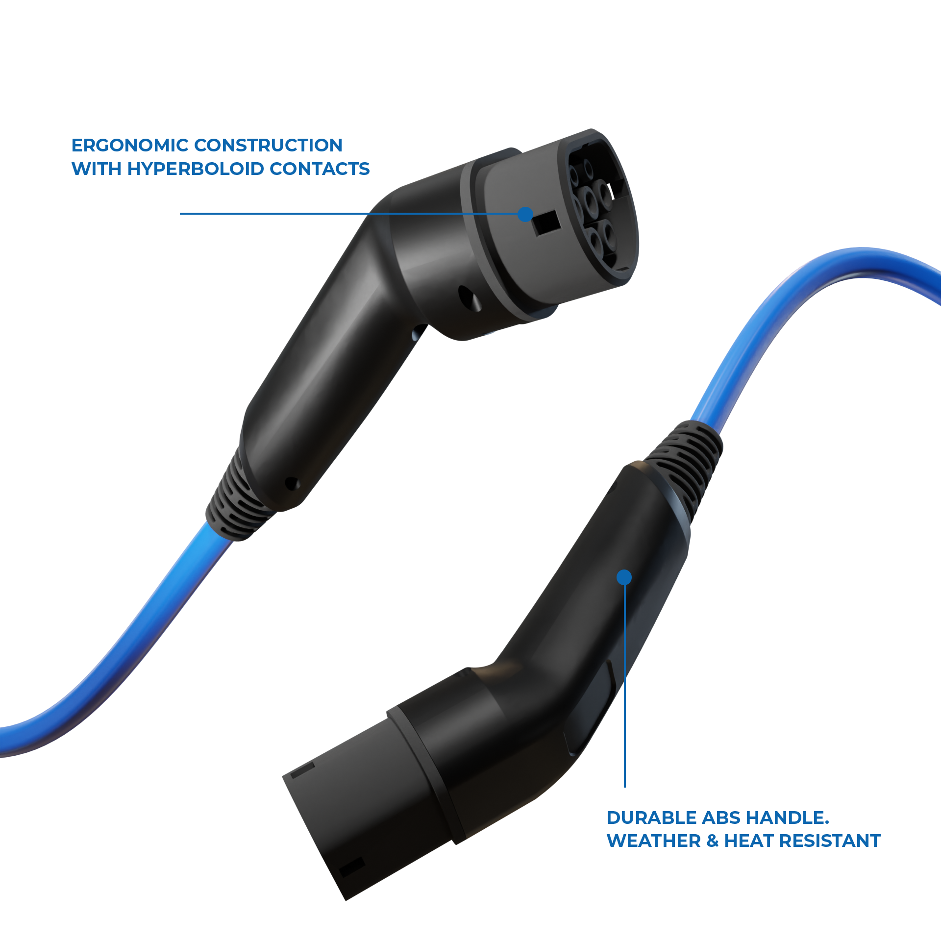 Type 2 Tethered EV Charging Cable
