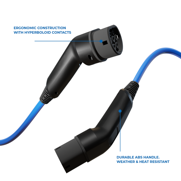 3 Phase Type 2 Tethered EV Charging Cable