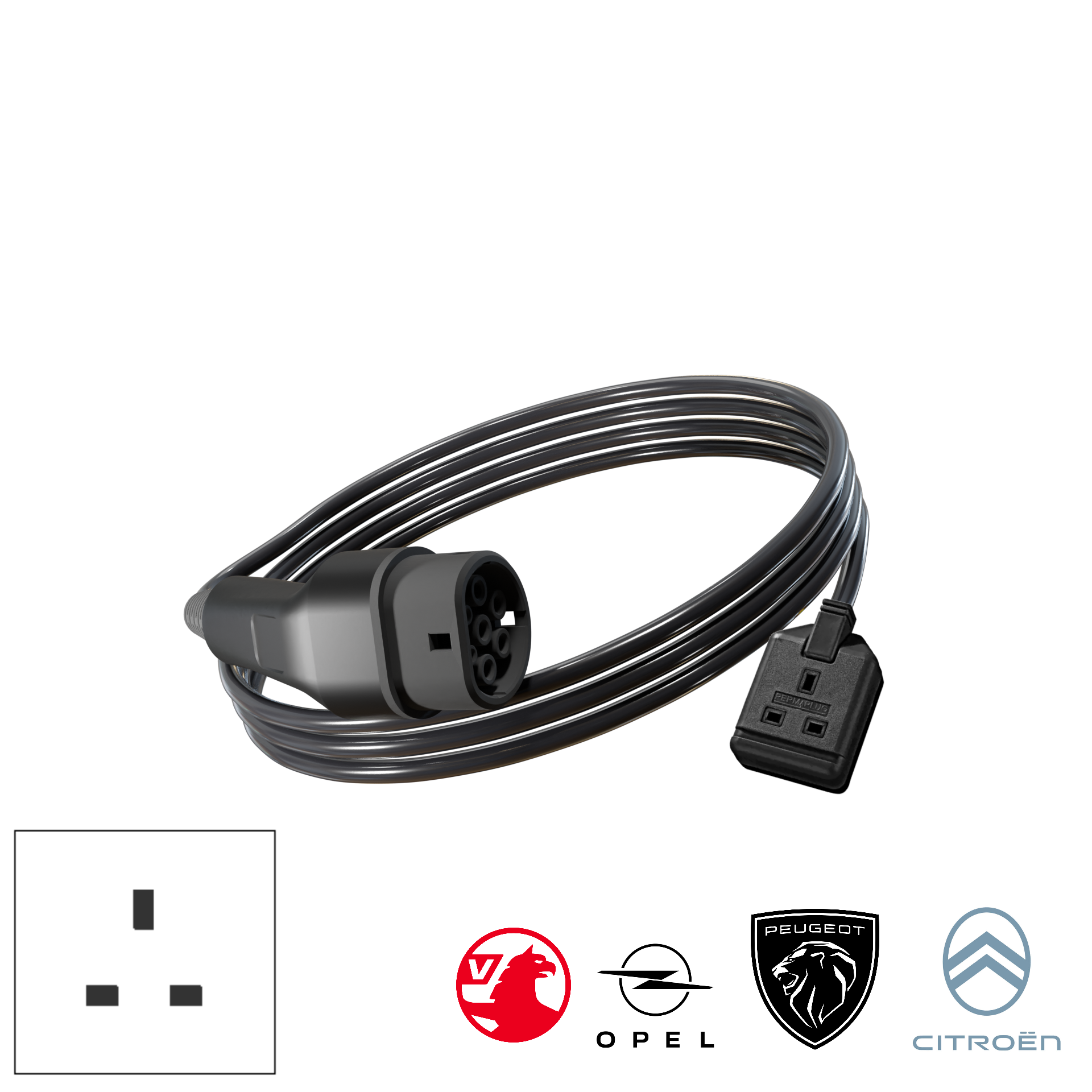 Peugeot/Vauxhall/Opel/Citroen Compatible V2L (Vehicle to Load) | EV Discharge Cable