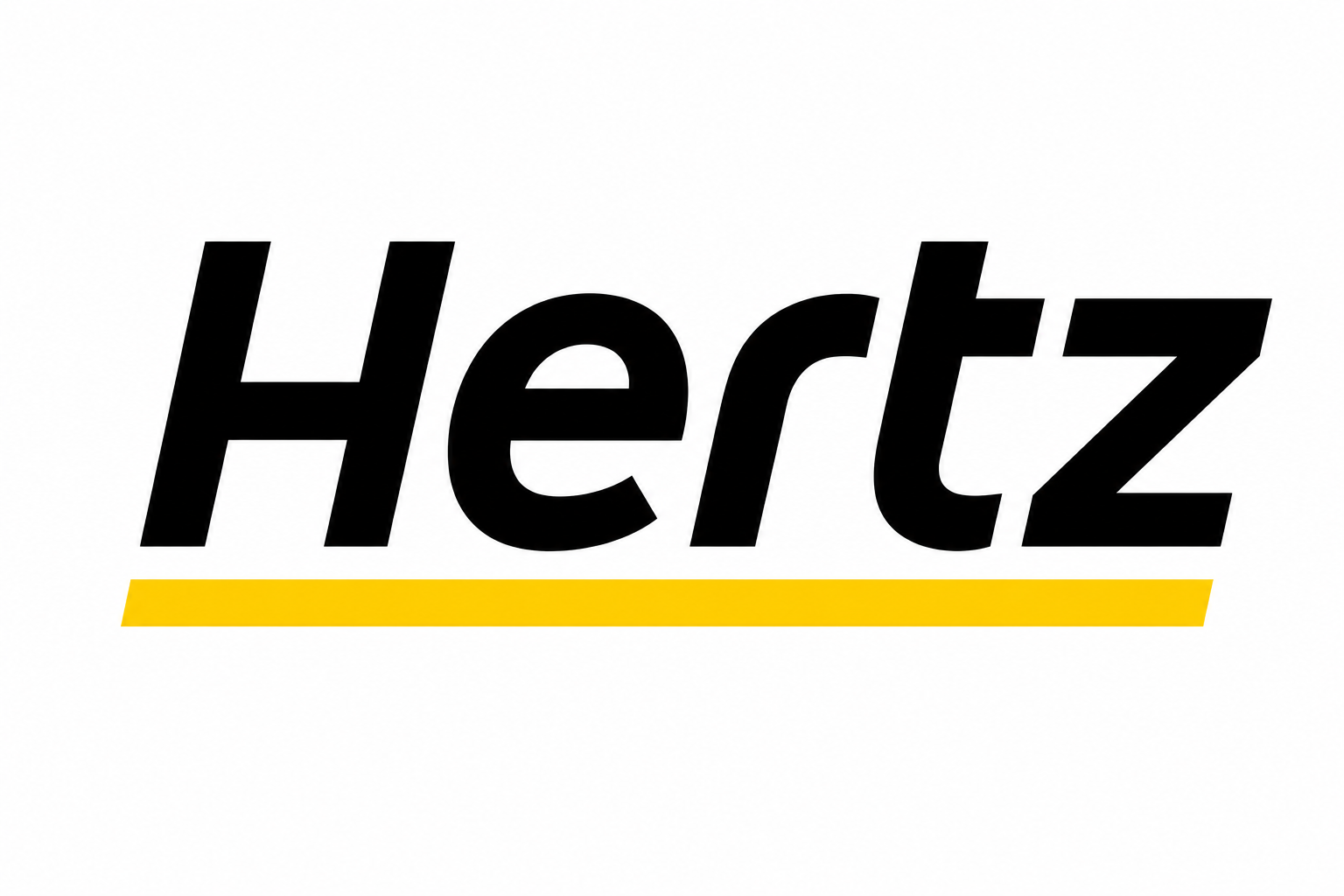 Hertz logo - US trust bar