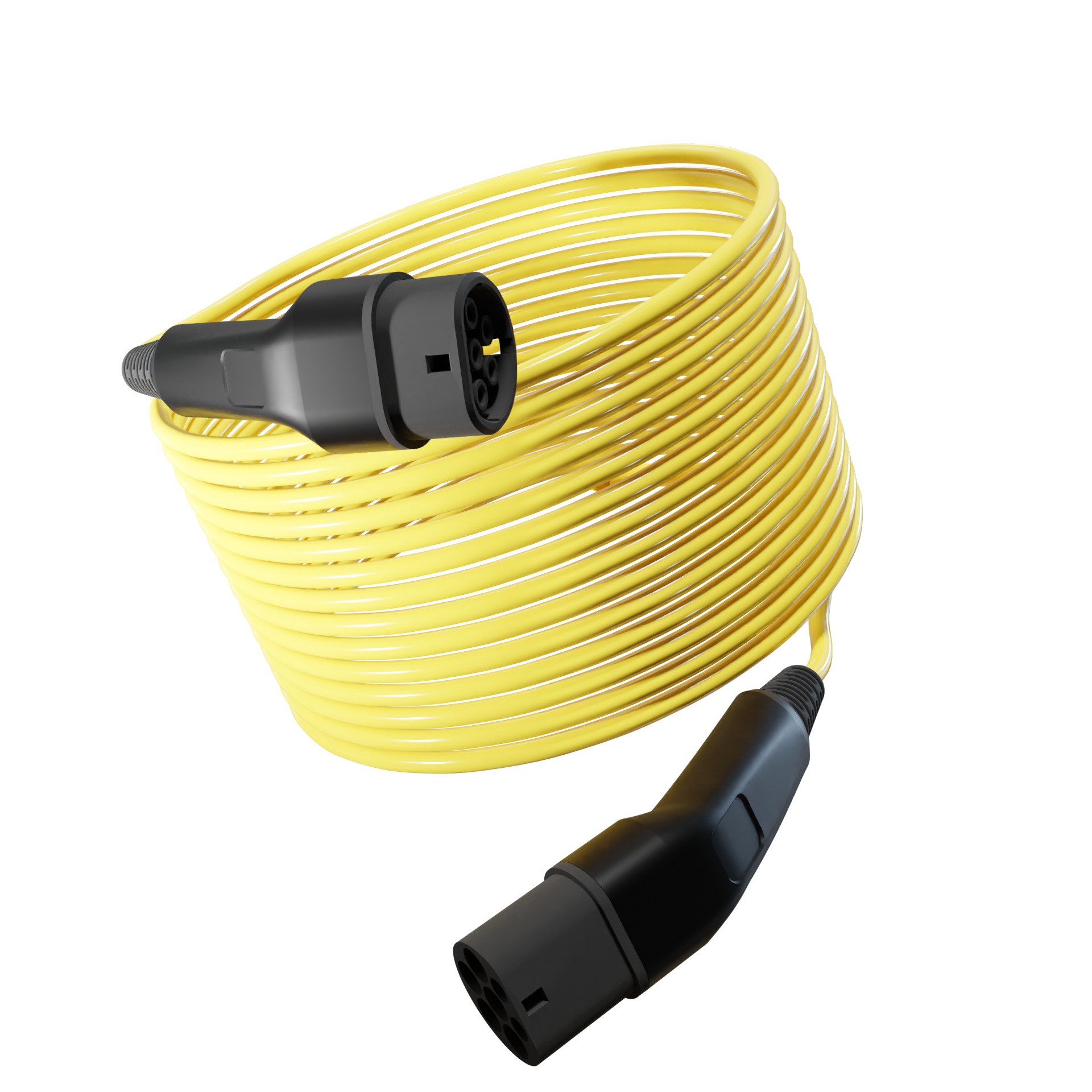 Type 2 to Type 2 EV Charging Cable - BlackType 2 to Type 2 EV Charging Cable - 25m - Yellow