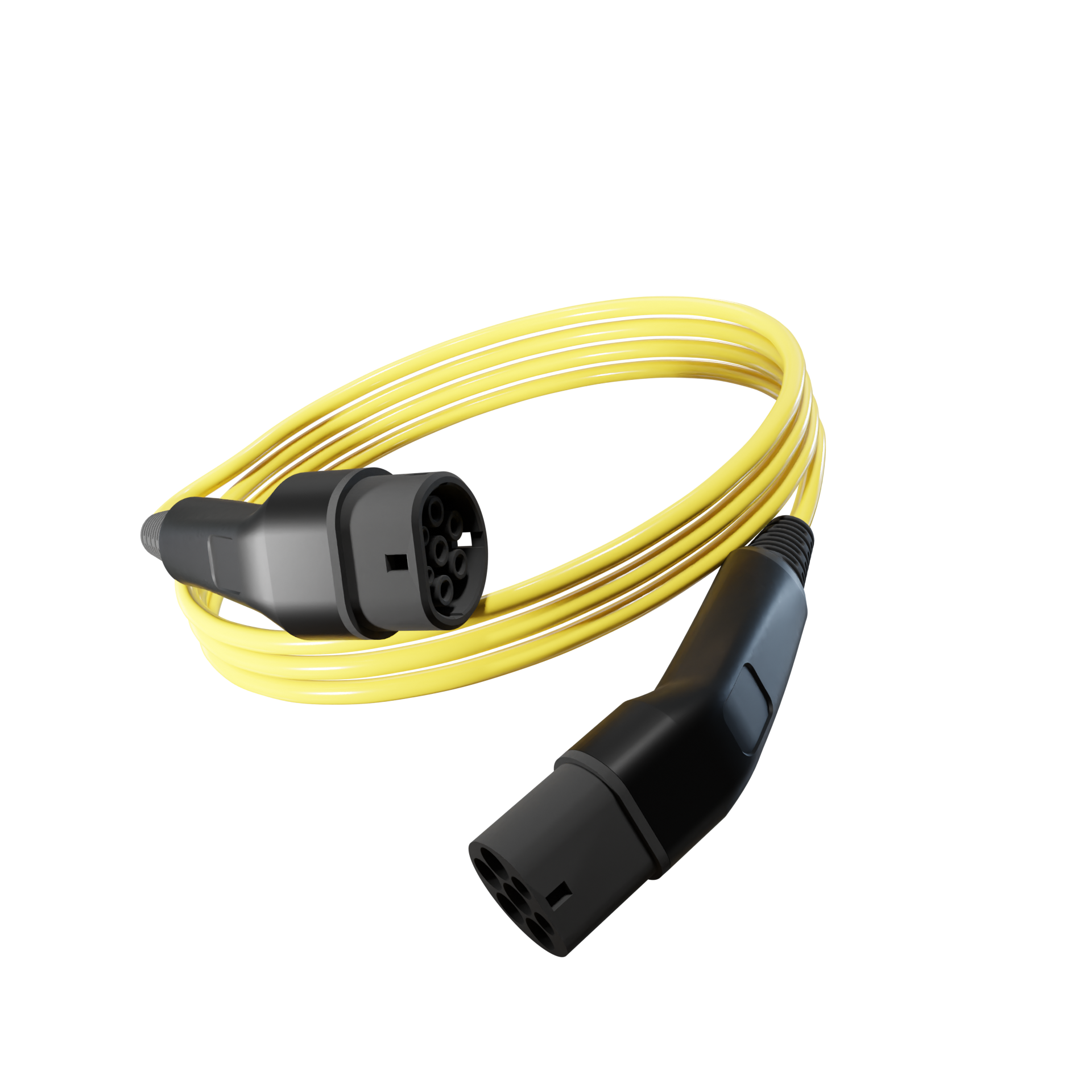 Type 2 to Type 2 EV Charging Cable - Yellow