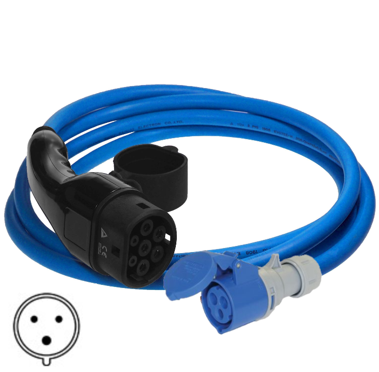 Type 2 IEC Tethered AC EV Charging Cables - Volex